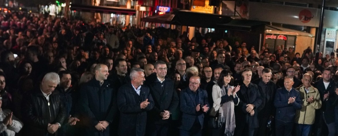 Mickoski në Kërçovë kërkon unitet etnik dhe fetar për ta votuar Aleksandër Jovanovskin