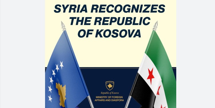 Kryediplomati sirian: Me mbështetjen e Turqisë, Siria njeh Kosovën si shtet të pavarur
