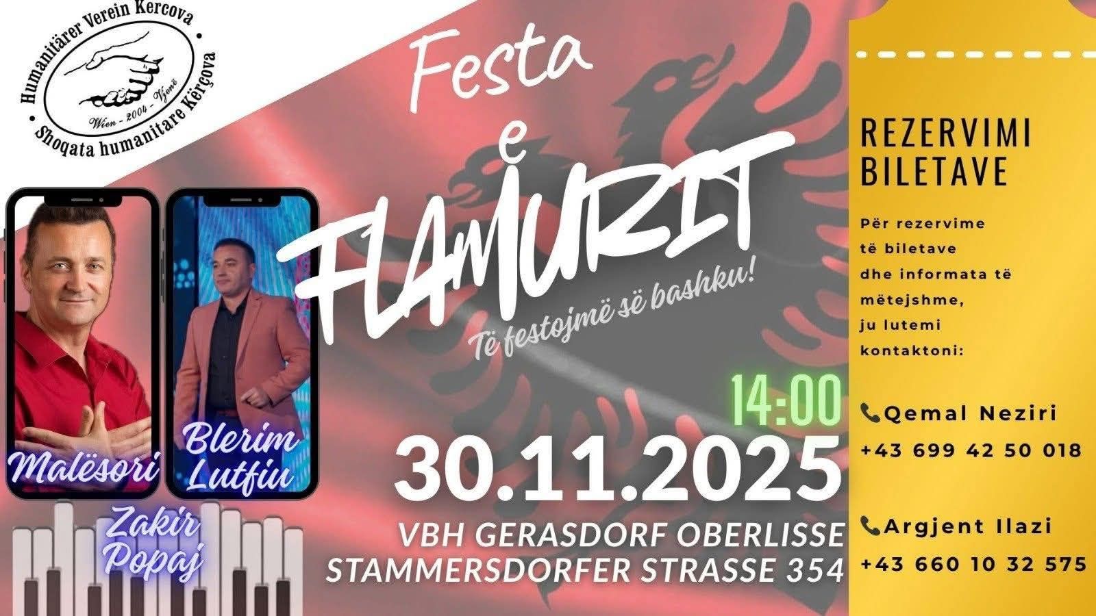 Tv Gurra: Shoqatën Humanitare Kërçova në Vjenë feston festën e flamurit