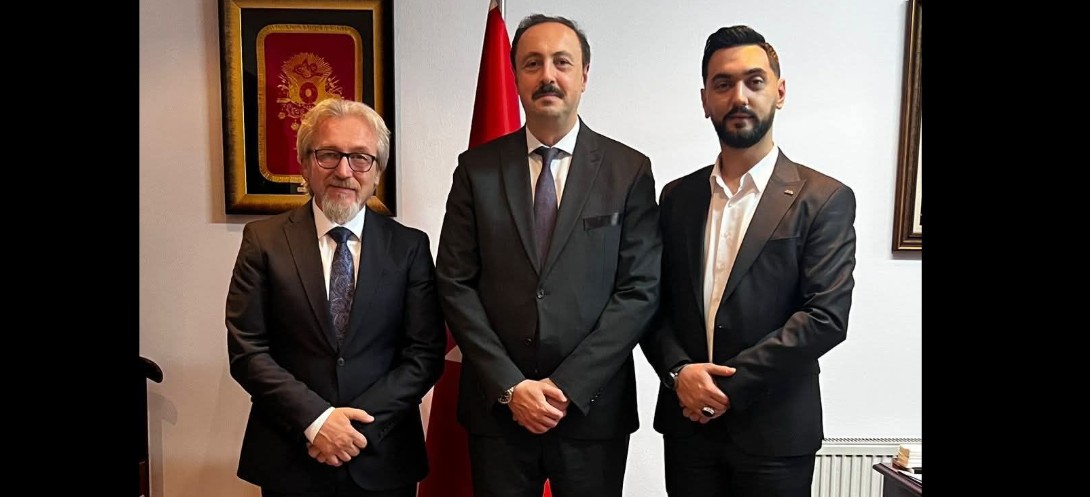 Ministri Fatmir Limani dhe kryetari i Këshillit të Kërçovës vizitojnë Ambasadorin e Turqisë, Fatih Ulusoy
