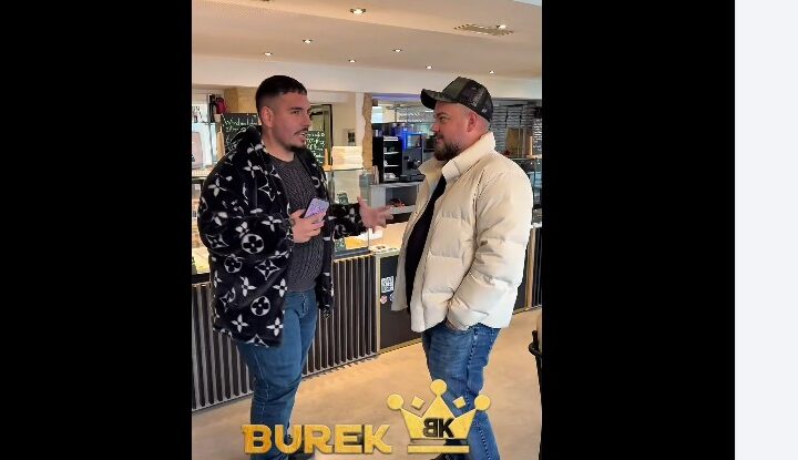 Gazetari Nevrij Ademi viziton Burek King (VIDEO)