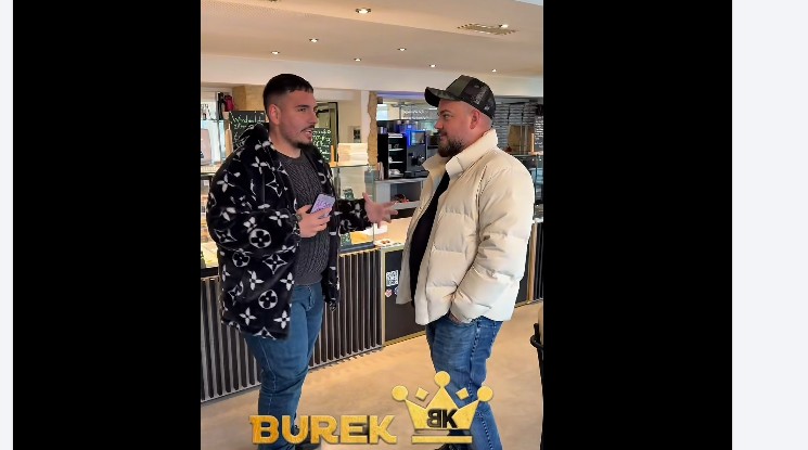 Gazetari Nevrij Ademi viziton Burek King (VIDEO)