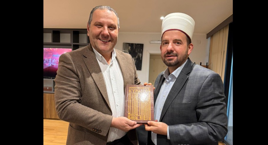 Myftinia e BFI – Kërçovë: Myftiu i Kërçovës në vizitë zyrtare te Kryetari i Komunës së Kërçovës