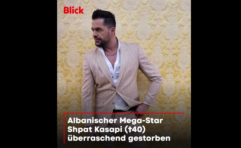 Gazeta Zvicërane Blick shkruan për vdekjen e Shpat Kasapit