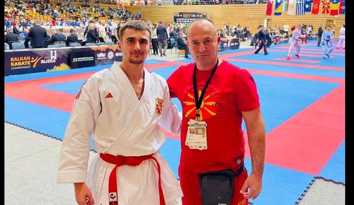 Urime: Kërçovari Nuredin Dervishi – Nënkampion Ballkanik në Kata për Juniorë