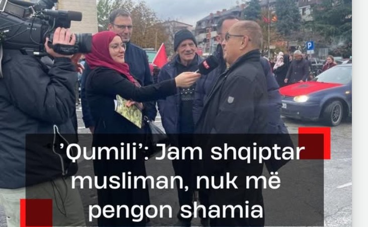 Qumili: Jam shqiptar musliman, gazetarja punonte për medium maqedonas!