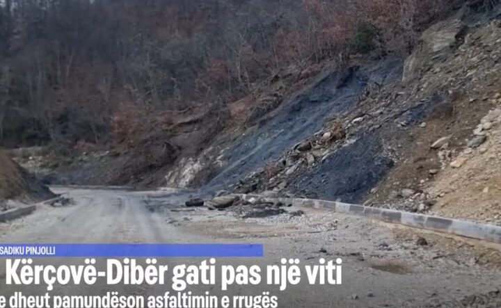 Rruga Kërçovë-Dibër do të jetë gati pas një viti! (VIDEO)