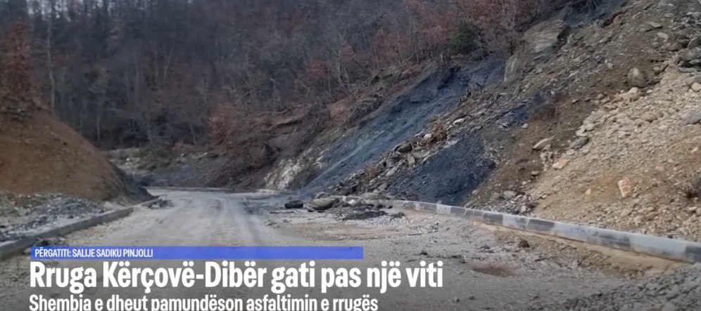 Rruga Kërçovë-Dibër do të jetë gati pas një viti! (VIDEO)