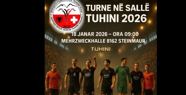 Turneu në Sallë “Tuhini 2026”