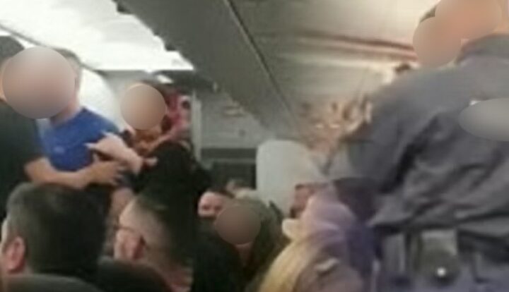 Tifozët sllovakë shkaktuan panik në Aeroportin e Shkupit!