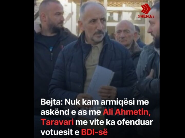 Bejta: Nuk kam armiqësi me askënd e as me Ali Ahmetin, Taravari me vite ka ofenduar votuesit e BDI-së!
