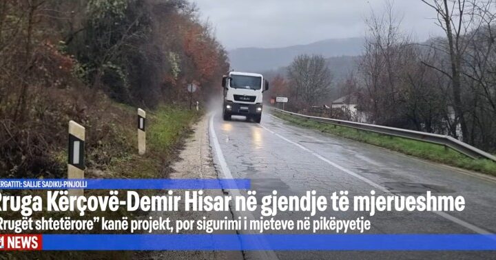 Rruga Kërçovë-Demir Hisar në gjendje të mjerueshme! (VIDEO)