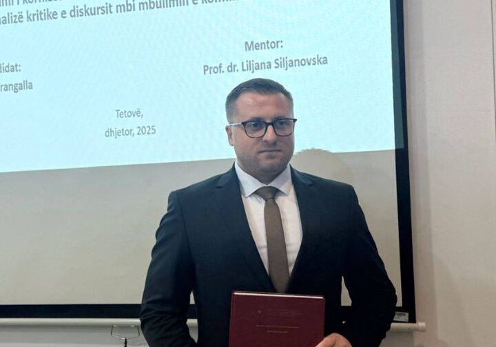 Urime: Doktoron Agron Vrangalla