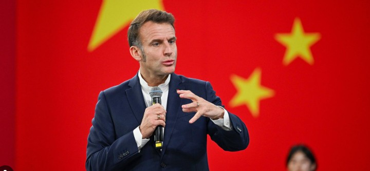 Macron kërcënon Kinën !
