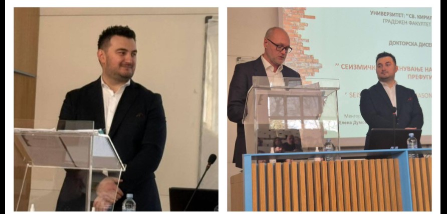 Kërçovari Festim Ademi Doktor i Shkencave në Ndërtimtari