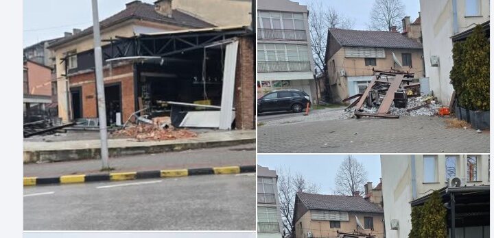 U prishën dy objekte pa leje në Bulevardin e Kërçovës (FOTO)