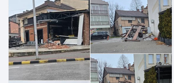 U prishën dy objekte pa leje në Bulevardin e Kërçovës (FOTO)