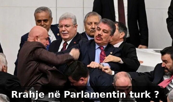 Rrahje në Parlamentin turk ? (VIDEO)