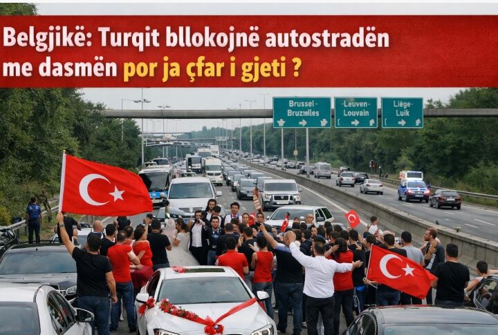 Belgjikë: Turqit bllokojnë autostraden me dasmën por ja çfar i gjeti ?