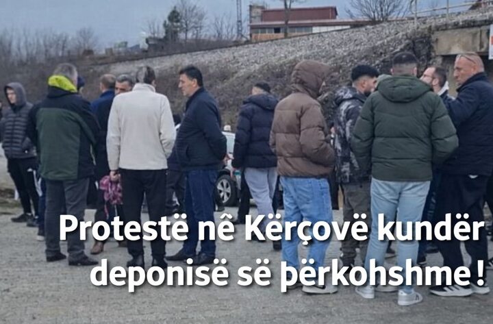 Protestë në Kërçovë kundër deponisë së përkohshme ! (VIDEO)