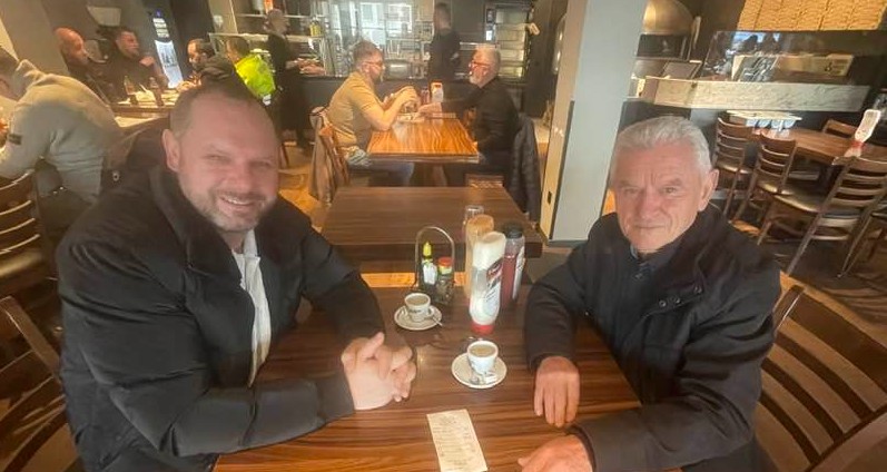 Afaristi Kërçovar nga Zvicra Gëzim Mifrari – Pashina takon prof. Nazif Selimin