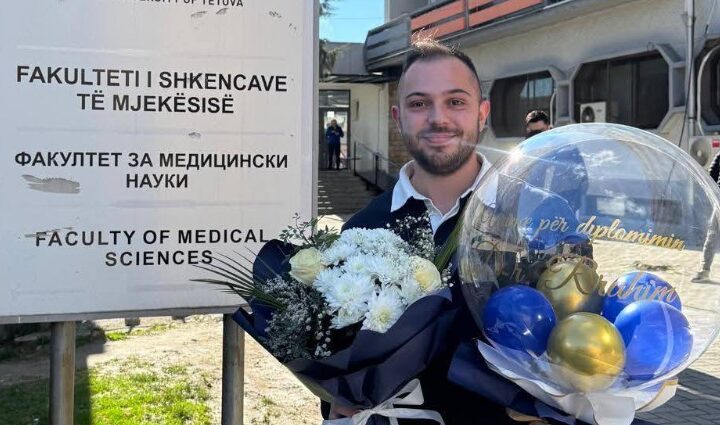 Urime: Kërçovës i shtohet edhe një mjek i ri – diplomohet Dr. Rrahim Ballazhi