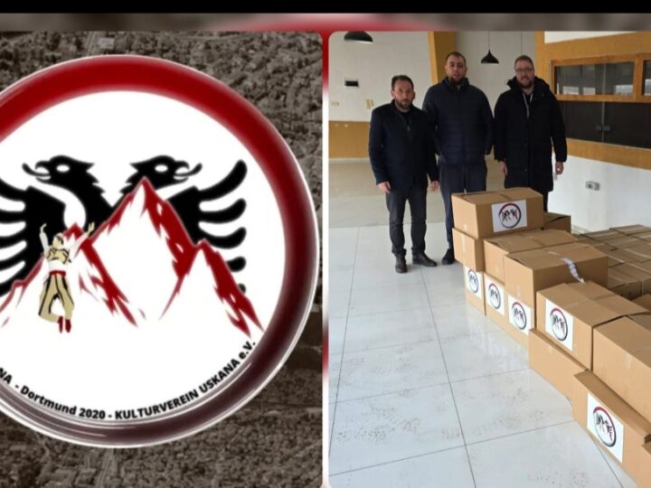 Shoqata Uskana Dortmund shpërndan paketa edhe në Gostivar