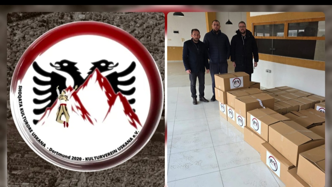 Shoqata Uskana Dortmund shpërndan paketa edhe në Gostivar