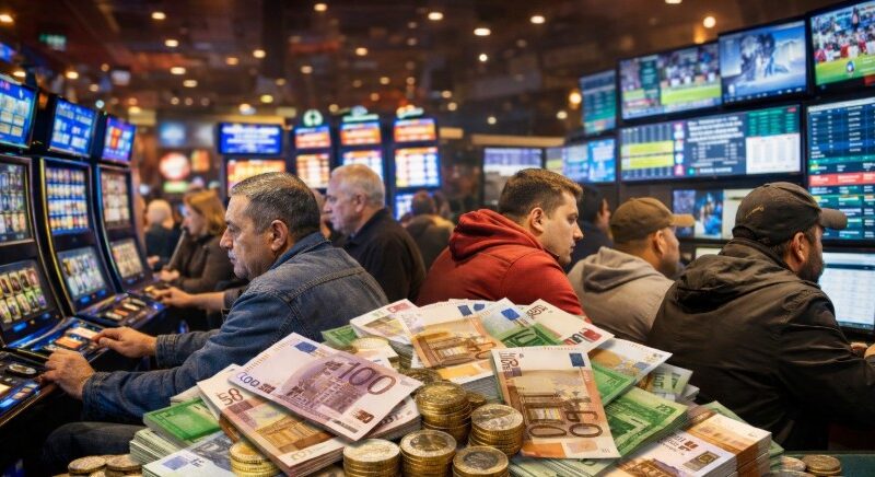 Maqedoni: 1.6 miliardë euro u luajtën në kazino, automate dhe bastore për vetëm gjashtë muaj ?