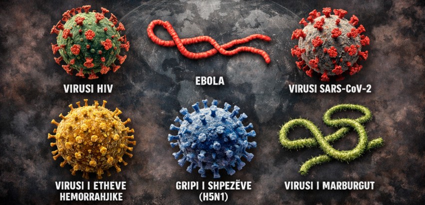 Këta janë viruset më të rrezikshëm që kërcënojnë njerëzimin ?