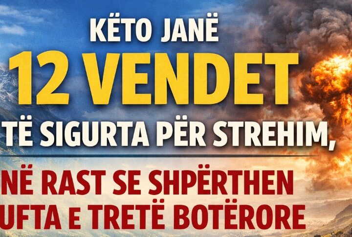 Këto janë 12 vendet më të sigurta për strehim, në rast se shpërthen Lufta e Tretë Botërore?