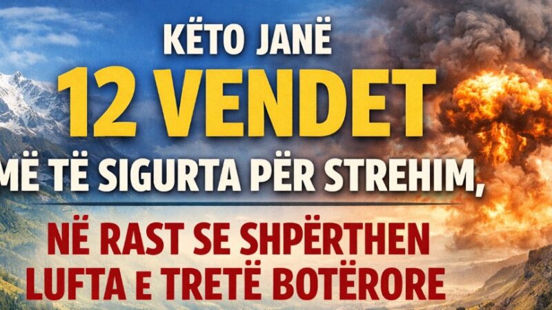 Këto janë 12 vendet më të sigurta për strehim, në rast se shpërthen Lufta e Tretë Botërore?