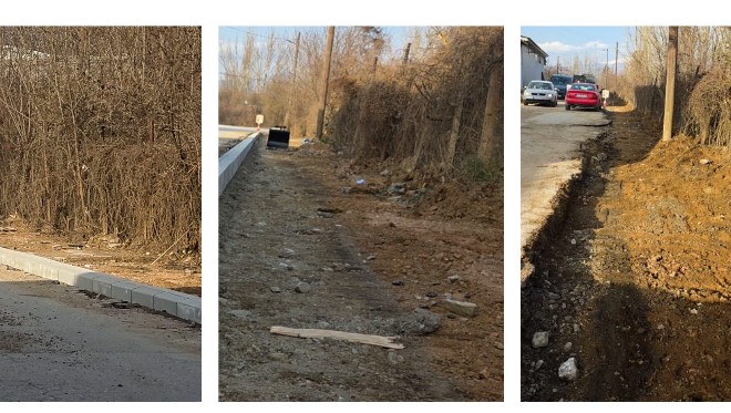 Kërçovë: Ndërtimi i një shëtitoreje për këmbësorë në lagjen Ivanidol