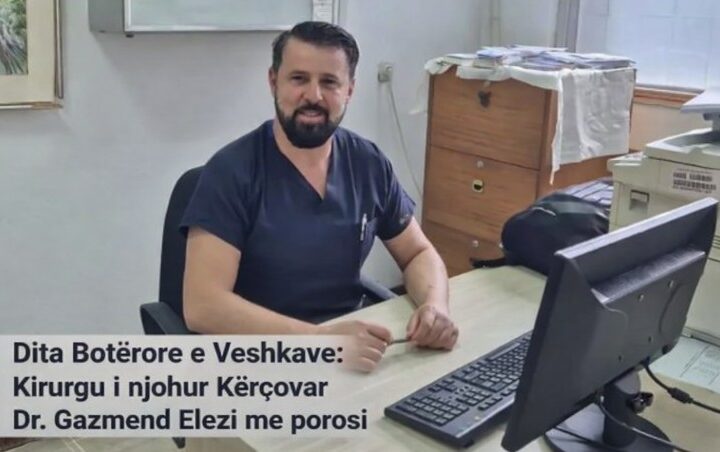 Dita Botërore e Veshkave: Kirurgu i njohur Kërçovar Dr. Gazmend Elezi me poroisi