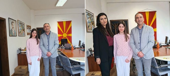 Bisera Joleska nga Kërçova fiton vendin e parë në garën shtetërore të gjermanishtes