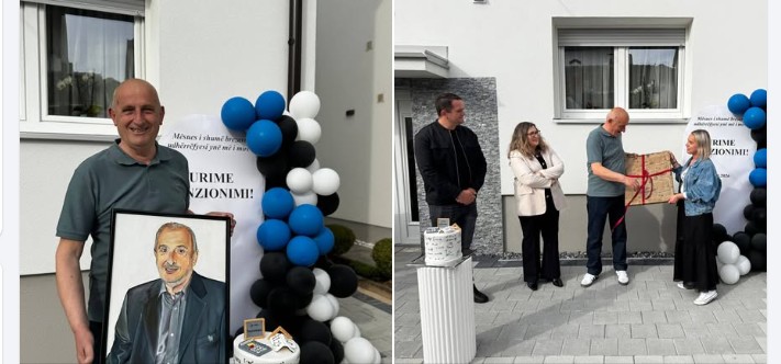 Pnesionohet mësuesi Isa Jusufi