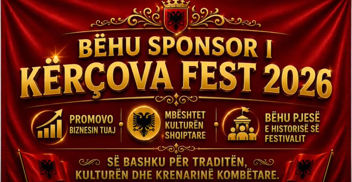 Bëhu sponsor i Kërçova Fest 2026 (VIDEO)