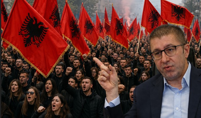 Protesta e studentëve shqiptarë, Mickoski lutet për durim ?