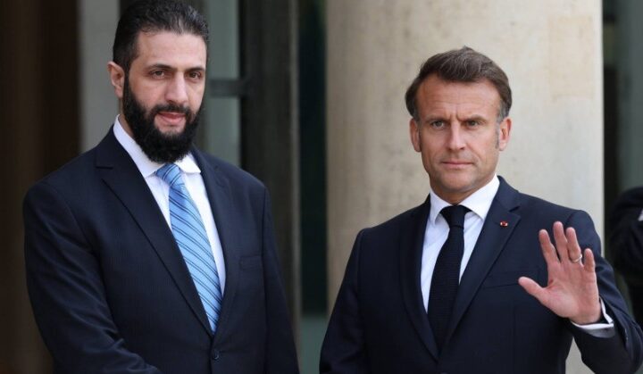 Dy shpërthime trondisin Damaskun në hotelin ku qëndronte Macron, Presidenti francez sa hyri të takojë Al-Sharaa
