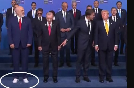 Rutte i tregon me gisht Trump atletet e Ramës, shikoni si reagon Presidenti i SHBA ! (VIDEO)