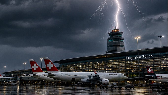 Stuhia “paralizon” Aeroportin e Cyrihut, anulohen 70 fluturime !
