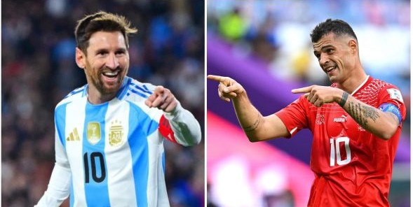 Çerekfinale historike: Granit Xhaka përballë Lionel Messit në Botëror! Kush do të fitojë ?