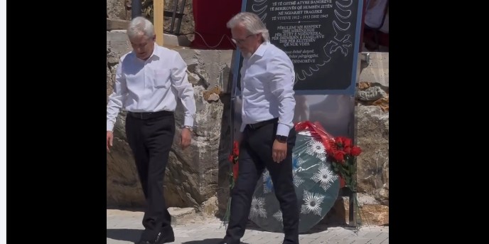 Ali Ahmeti dhe Fatmir Limani bëhen bashkë dhe në fshatin Berikovë të Kërçovës (VIDEO)