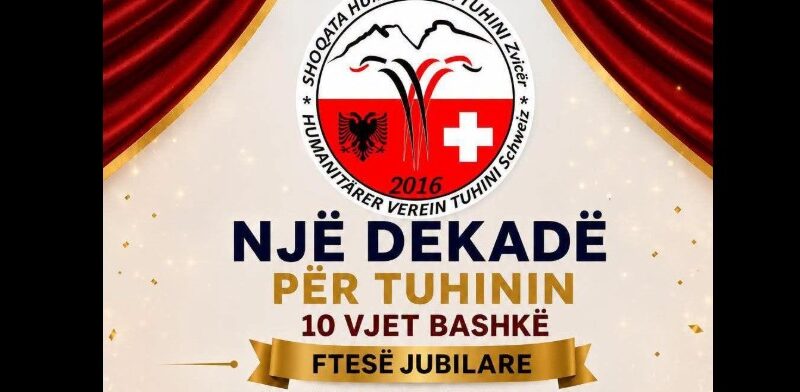 Shoqata Humanitare “Tuhini” në Zvicër feston 10-vjetorin