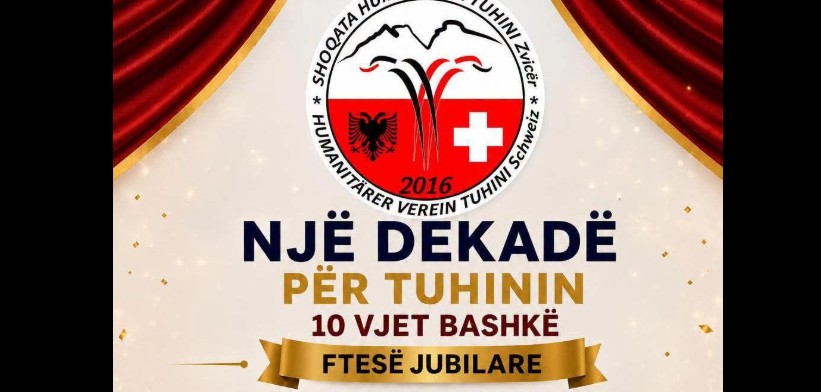 Shoqata Humanitare “Tuhini” në Zvicër feston 10-vjetorin