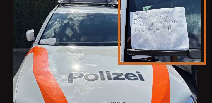 Zvicër: Fëmijët u vendosin gjobë policëve , reagimi i tyre bëhet hit në Facebook