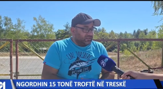 Kërçovë ngordhin 15 ton  troftë në lumin Treska ! (VIDEO)