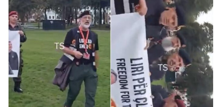 “UÇK, UÇK!, UÇK!” – Thirrje të fuqishme në Hagë (VIDEO)