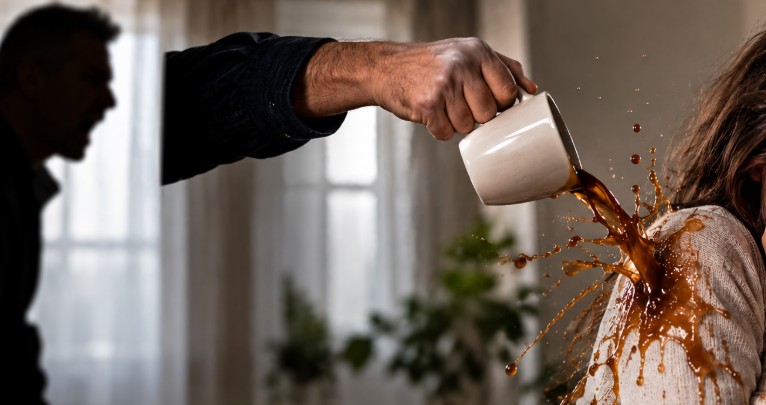 Per inat burri e përvëlon gruan me kafe të nxehtë ! Arrestohet