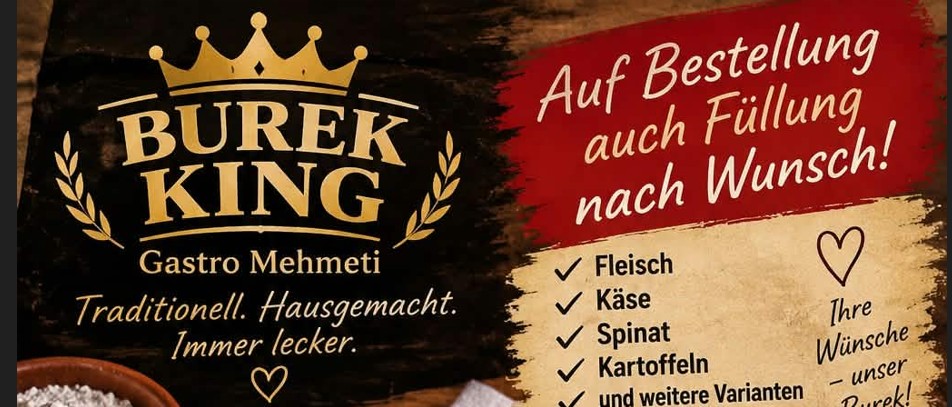 Burek King – Shije tradicionale, e freskët dhe e përgatitur me zemër!